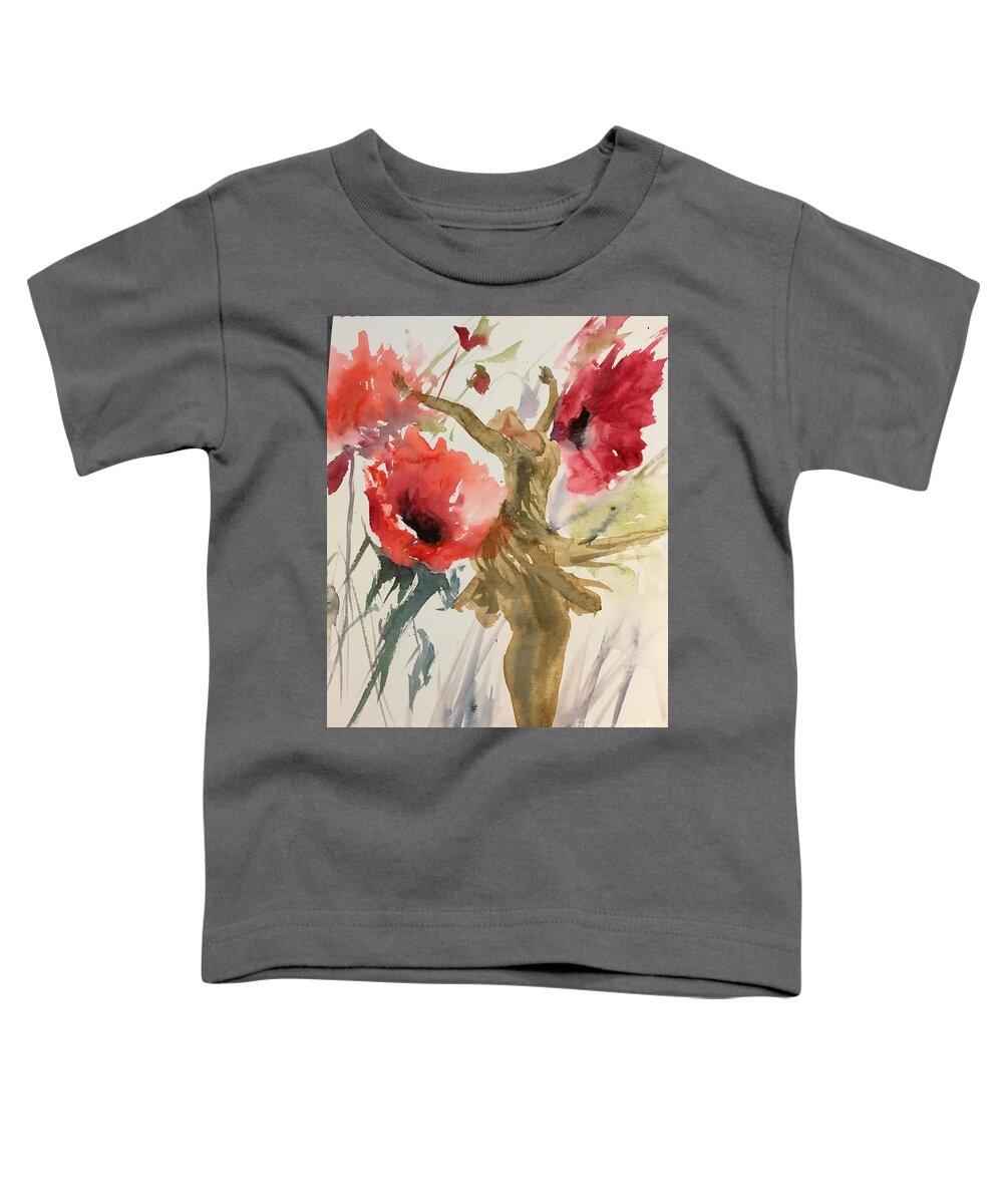 1362019 Toddler T-Shirt featuring the painting 1362019 by Han in Huang wong