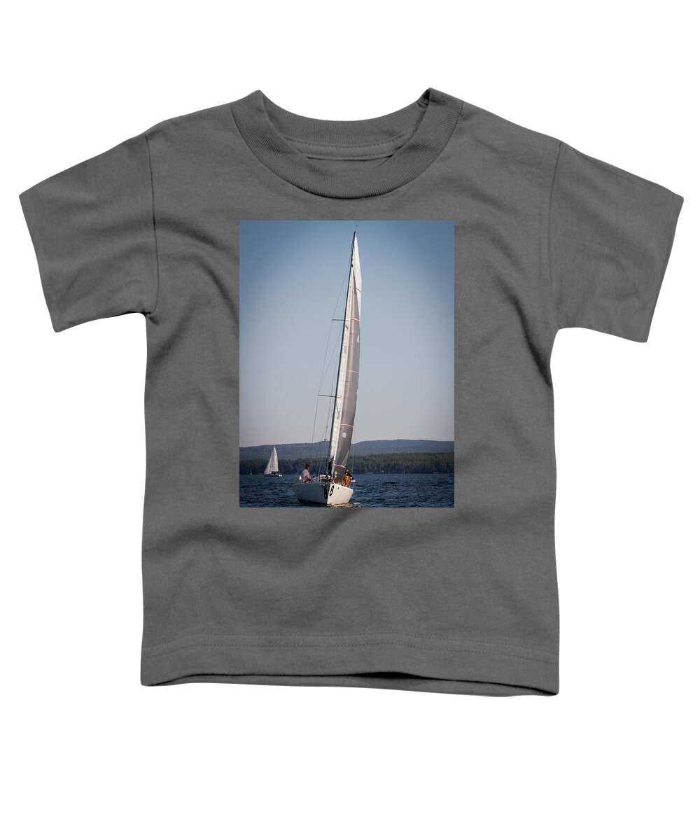 Sailing Toddler T-Shirt featuring the photograph 2019 J80 North American Championships #14 by Benjamin Dahl