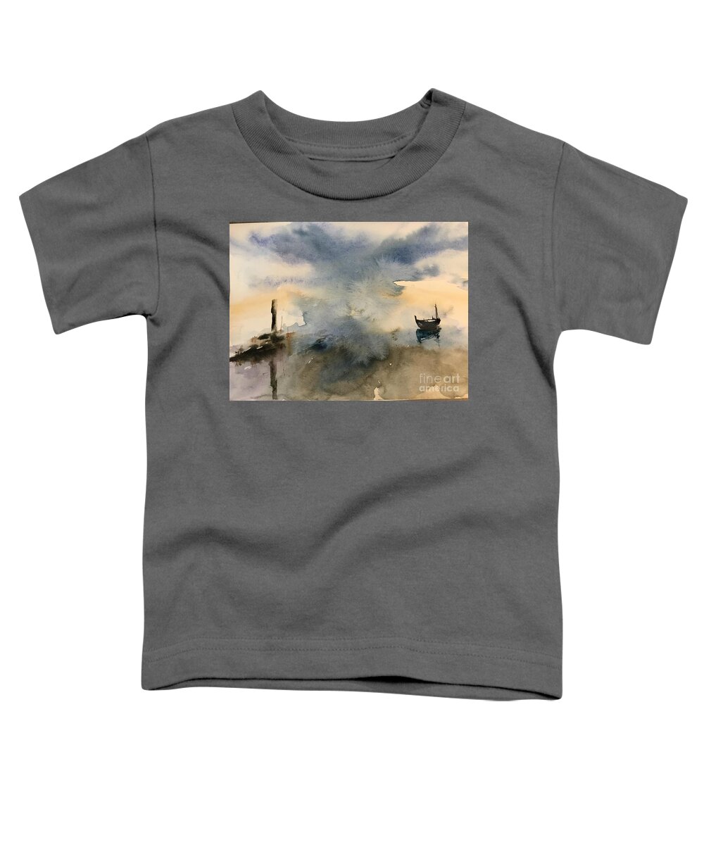 1902019 Toddler T-Shirt featuring the painting 1902019 by Han in Huang wong