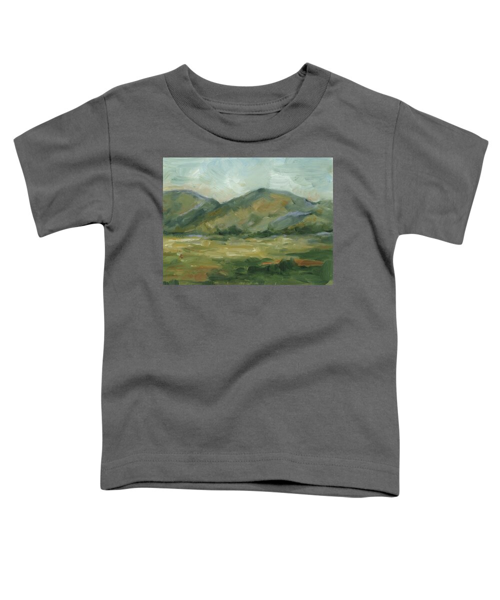 Landscapes Toddler T-Shirt featuring the painting Impasto Landscape II #2 by Ethan Harper