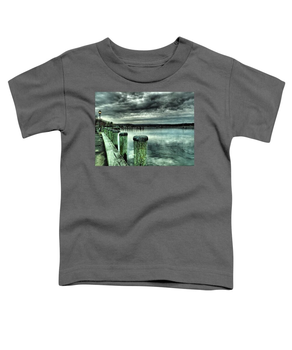 Northport Dock Toddler T-Shirt featuring the photograph Northport Dock #8 by Susan Jensen