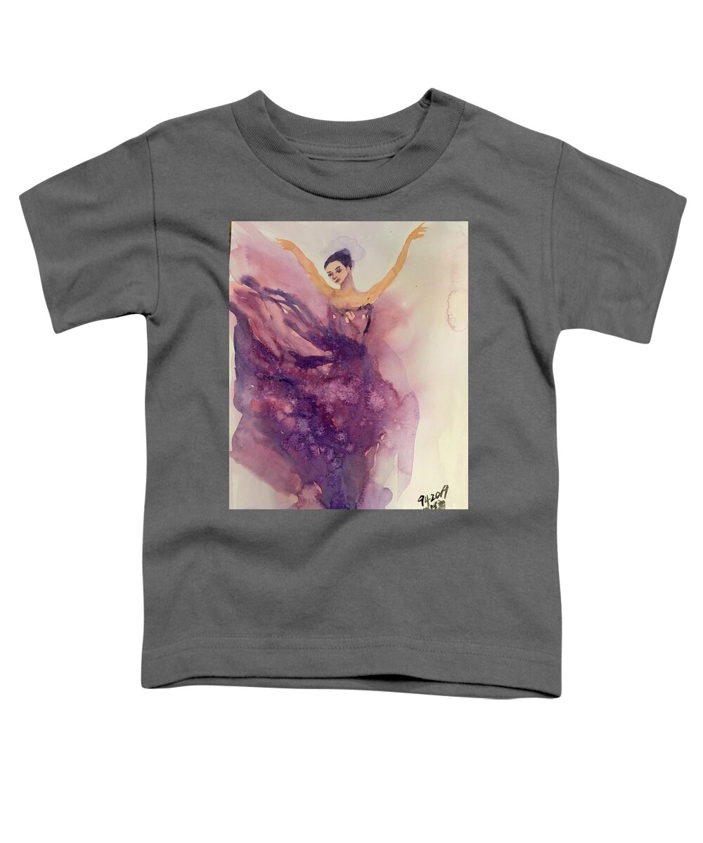 922019 Toddler T-Shirt featuring the painting 922019 by Han in Huang wong