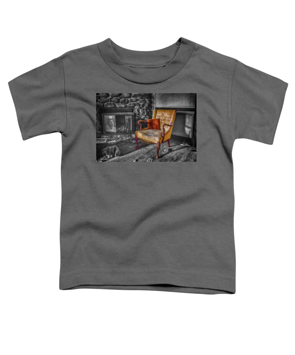 Abandon Toddler T-Shirt featuring the photograph Abandon home art by Alan Goldberg