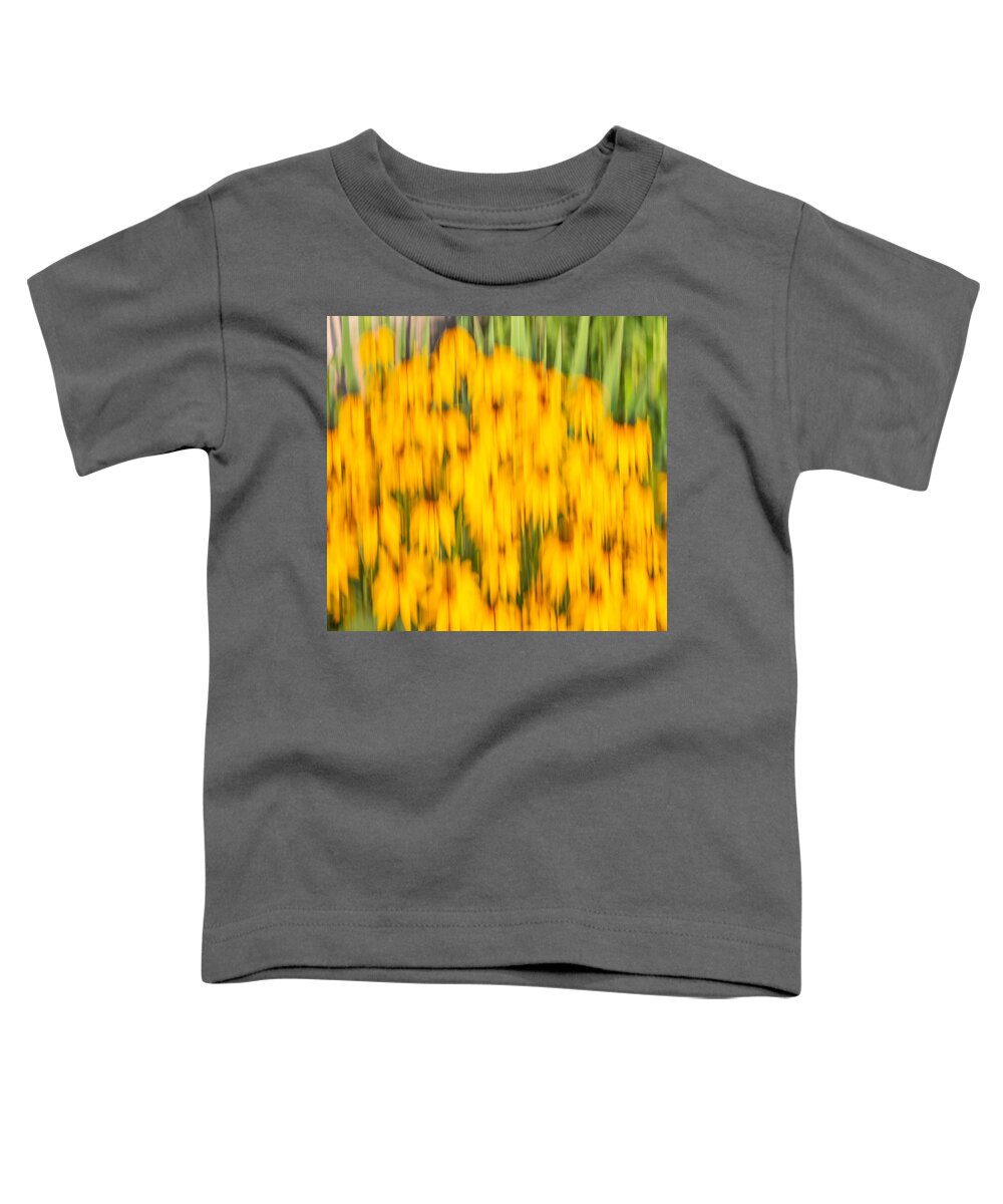 Sunflowers Toddler T-Shirt featuring the photograph Abstract Rudbeckia 2018-1 by Thomas Young
