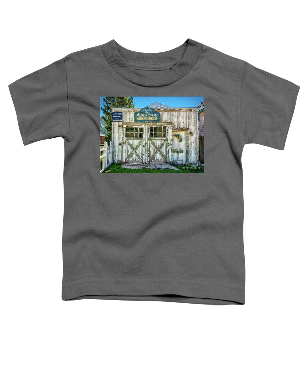 Almost Heaven Bed And Breakfast Toddler T-Shirt featuring the photograph Almost Heaven by Priscilla Burgers
