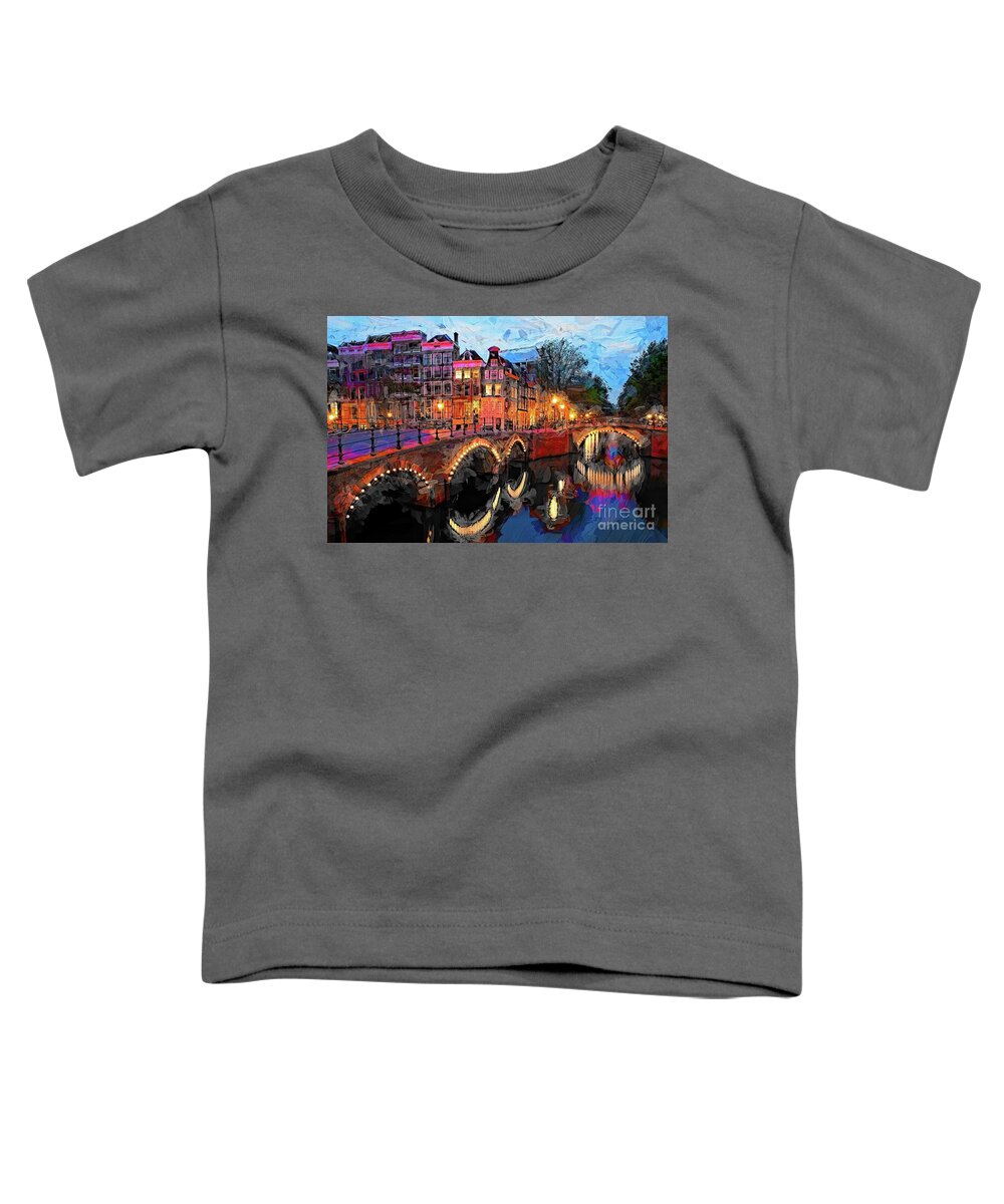 Cc0 Toddler T-Shirt featuring the photograph Amsterdam Impasto by Jack Torcello