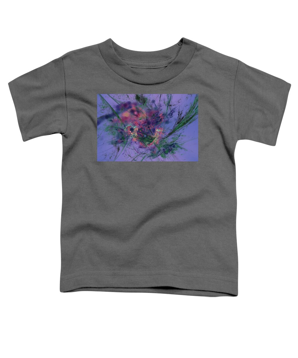 Art Toddler T-Shirt featuring the digital art Aquarius by Jeff Iverson