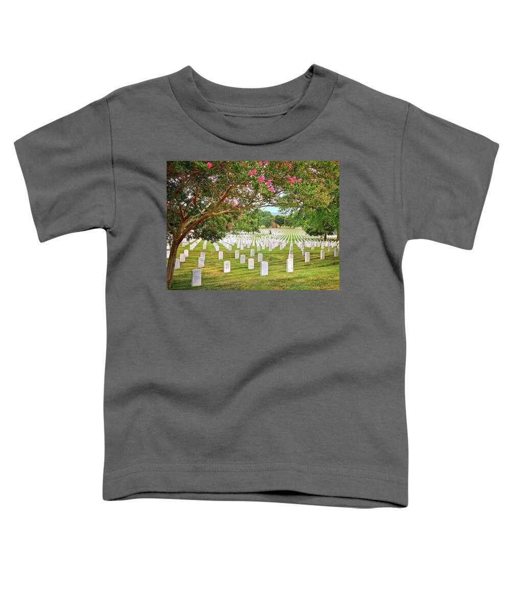 Arlington National Cemetery Toddler T-Shirt featuring the photograph Arlington Cemetery 1 by Jill Love