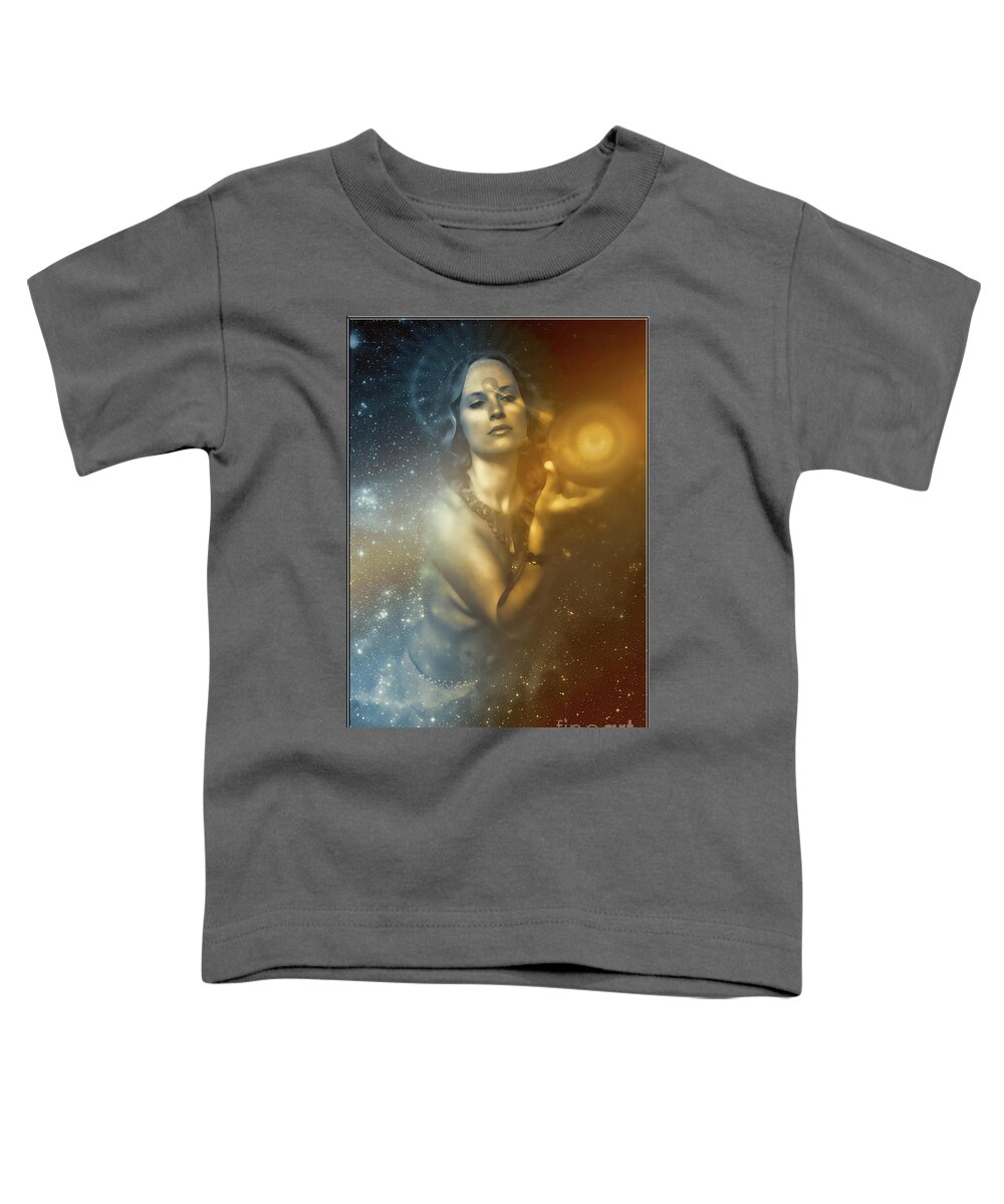 Dark Toddler T-Shirt featuring the digital art Ascension Of The Mind by Recreating Creation