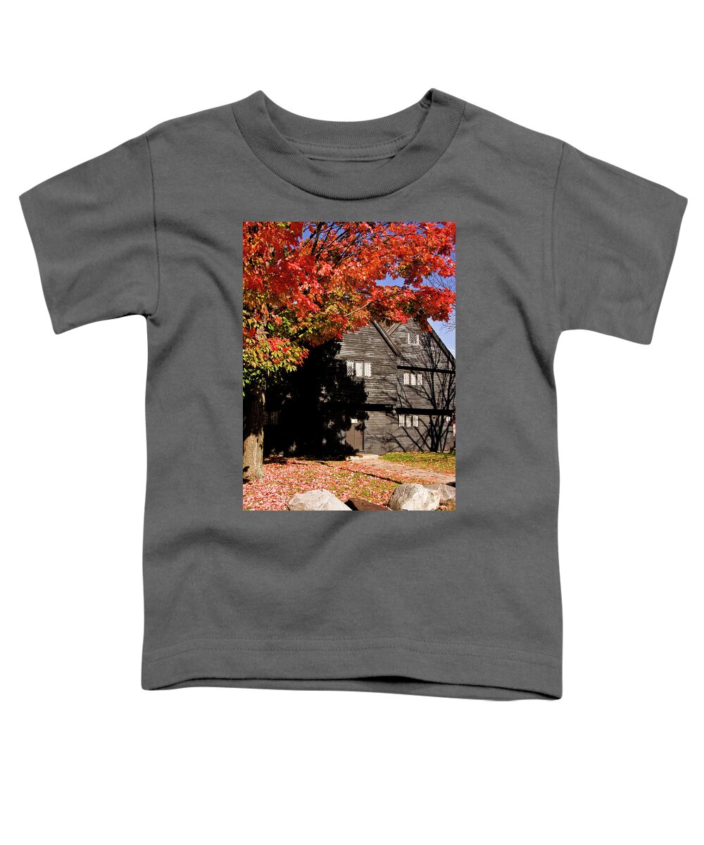 Salem Toddler T-Shirt featuring the photograph Autumn in Salem by Jeff Folger