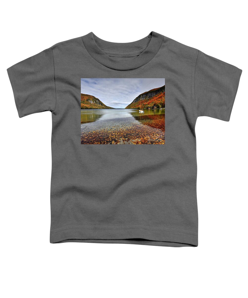 Vermont Toddler T-Shirt featuring the photograph Autumn in Vermont by Steve Brown