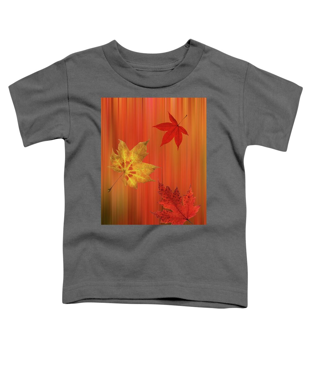 Autumn Leaves Toddler T-Shirt featuring the photograph Autumn Spirit Vertical by Gill Billington