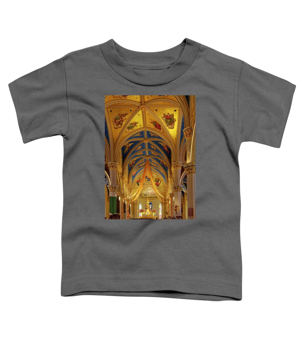 Basilica Of The Sacred Heart Toddler T-Shirt featuring the photograph Basilica of the Sacred Heart by Sally Weigand