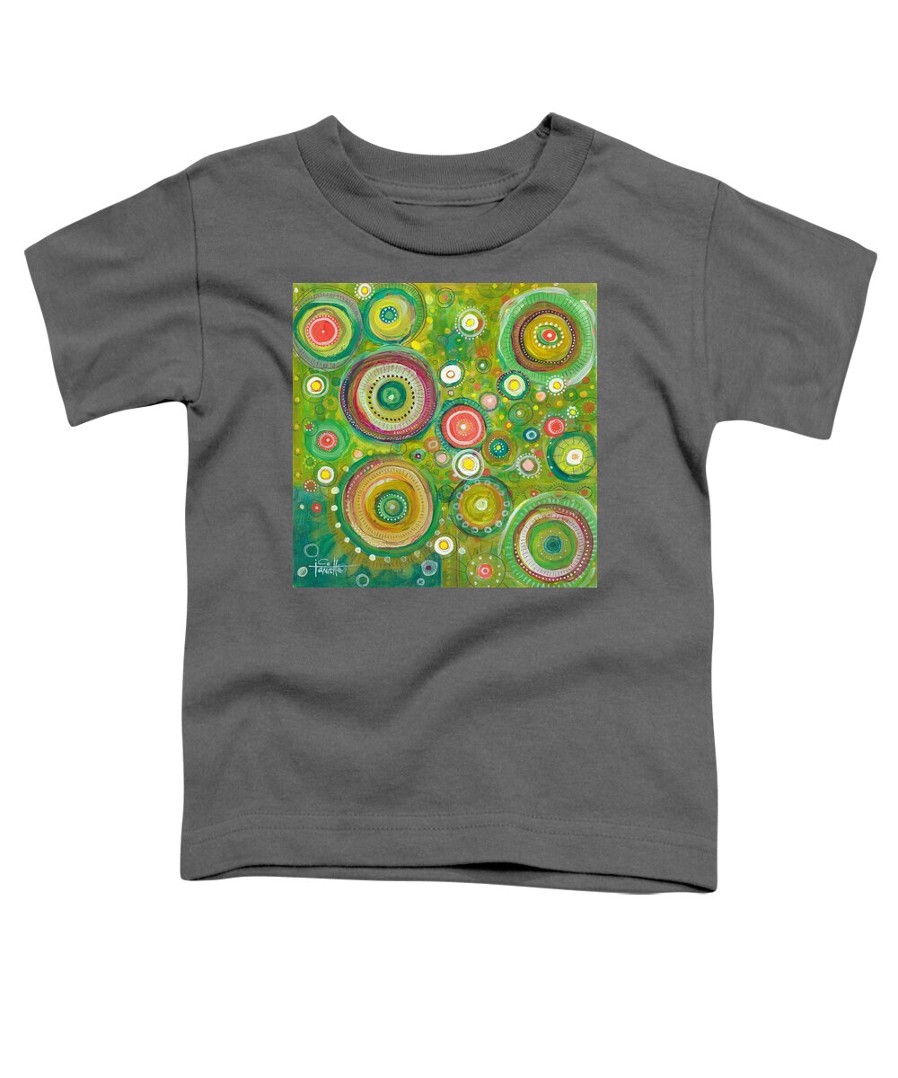Beautiful Chaos Toddler T-Shirt featuring the painting Beautiful Chaos by Tanielle Childers