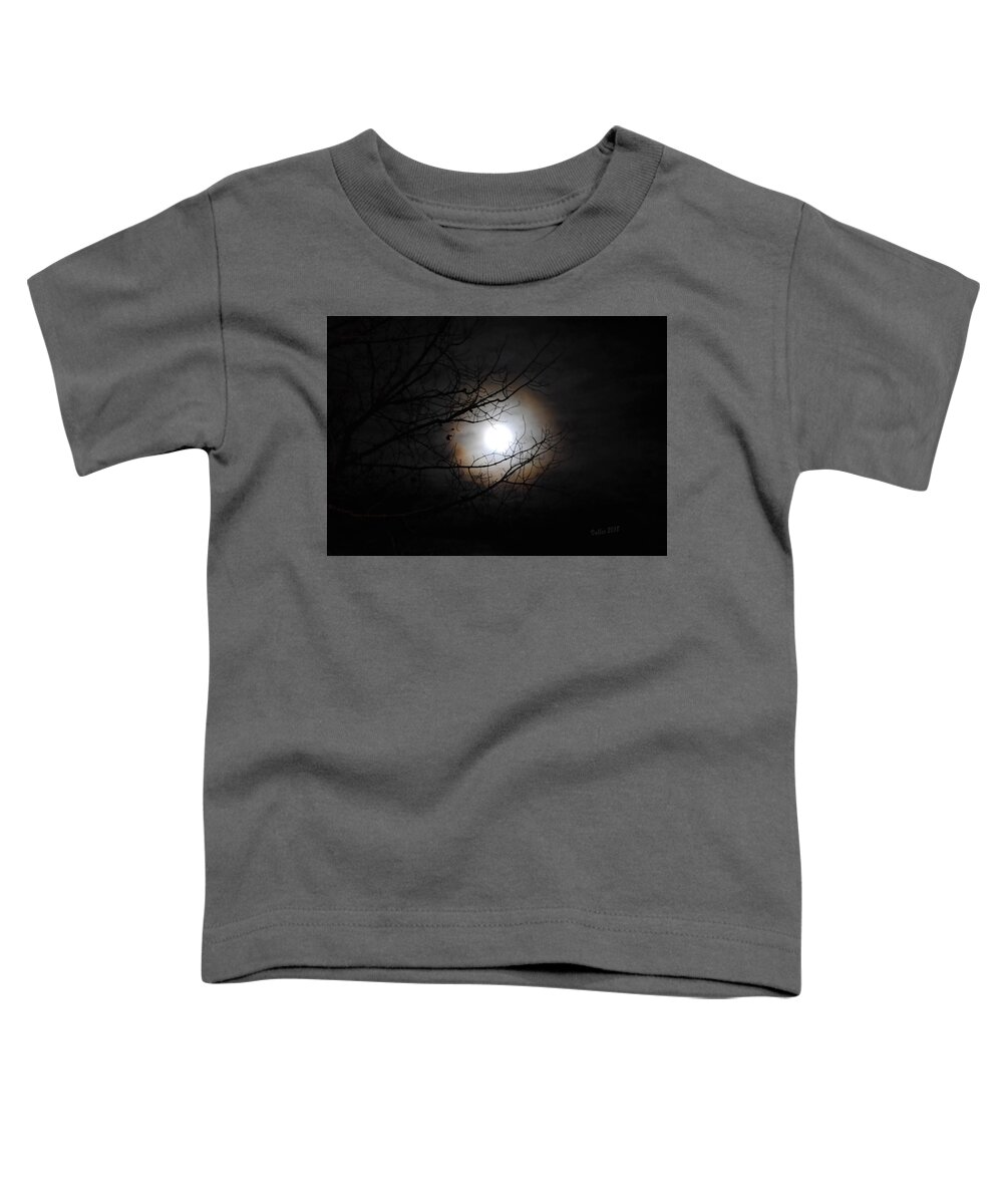 Moon Toddler T-Shirt featuring the photograph Beaver Moon by Vallee Johnson