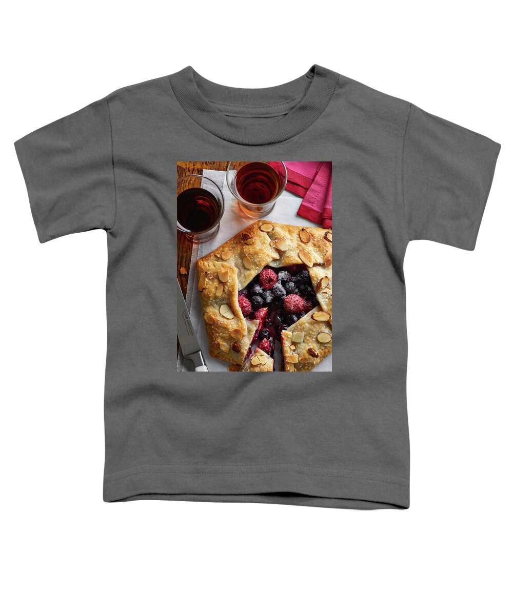 Cuisine Toddler T-Shirt featuring the photograph Berry Galette by Cuisine at Home