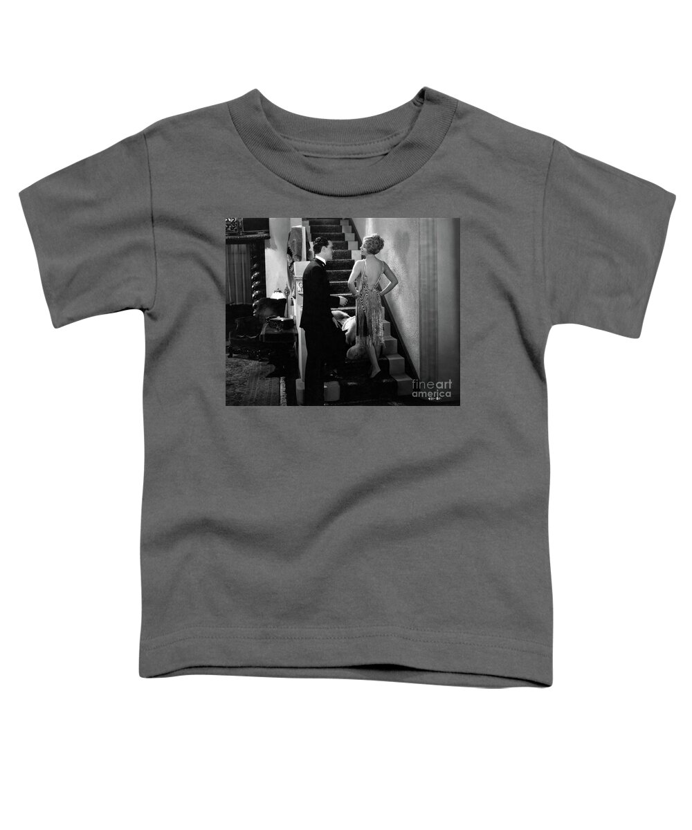 Betty Compson Toddler T-Shirt featuring the photograph Betty Compson John Barron Street Girl 1929 by Sad Hill - Bizarre Los Angeles Archive