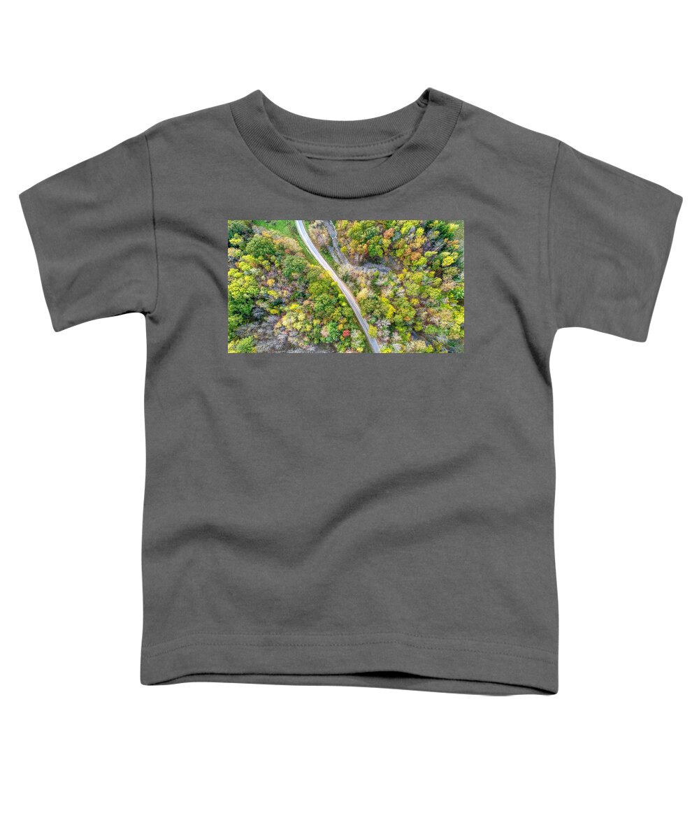Sky Toddler T-Shirt featuring the photograph Bird Eye View by Anthony Giammarino