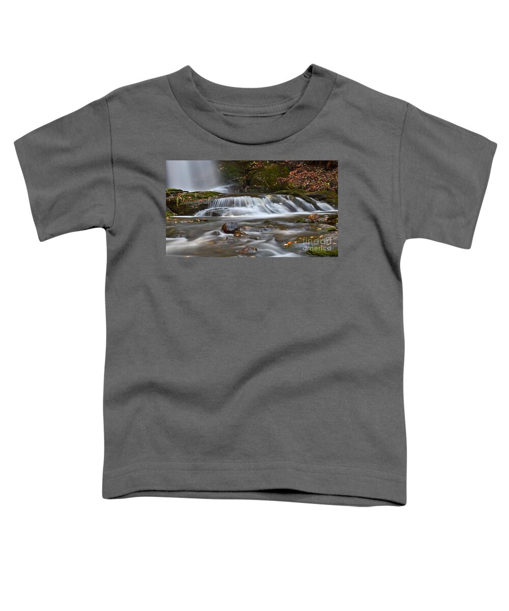 Water Fall Toddler T-Shirt featuring the photograph Bittersweet Falls by Steve Brown