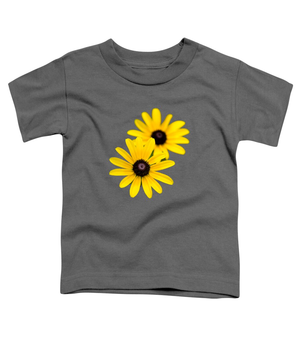 Black Eyed Susan Toddler T-Shirt featuring the photograph Black Eyed Susans by Christina Rollo