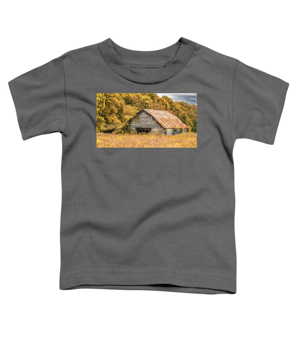 Tennessee Toddler T-Shirt featuring the photograph Blending In With Autumn by Marcy Wielfaert