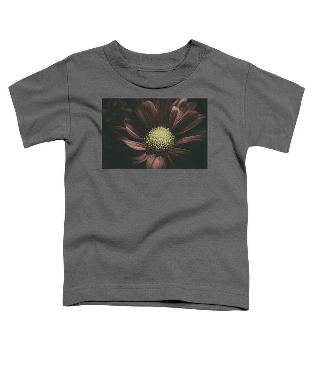 Daisy Toddler T-Shirt featuring the photograph Blossom in the Darkness by Scott Norris