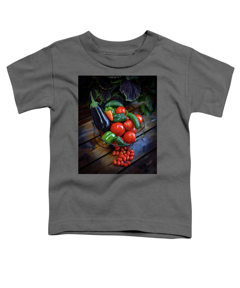 Garden Toddler T-Shirt featuring the photograph Summer Bounty by Hans Brakob