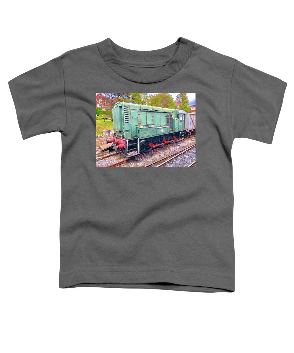 0-6-0 Toddler T-Shirt featuring the photograph BR Class 08 Diesel Shunter by Gordon James