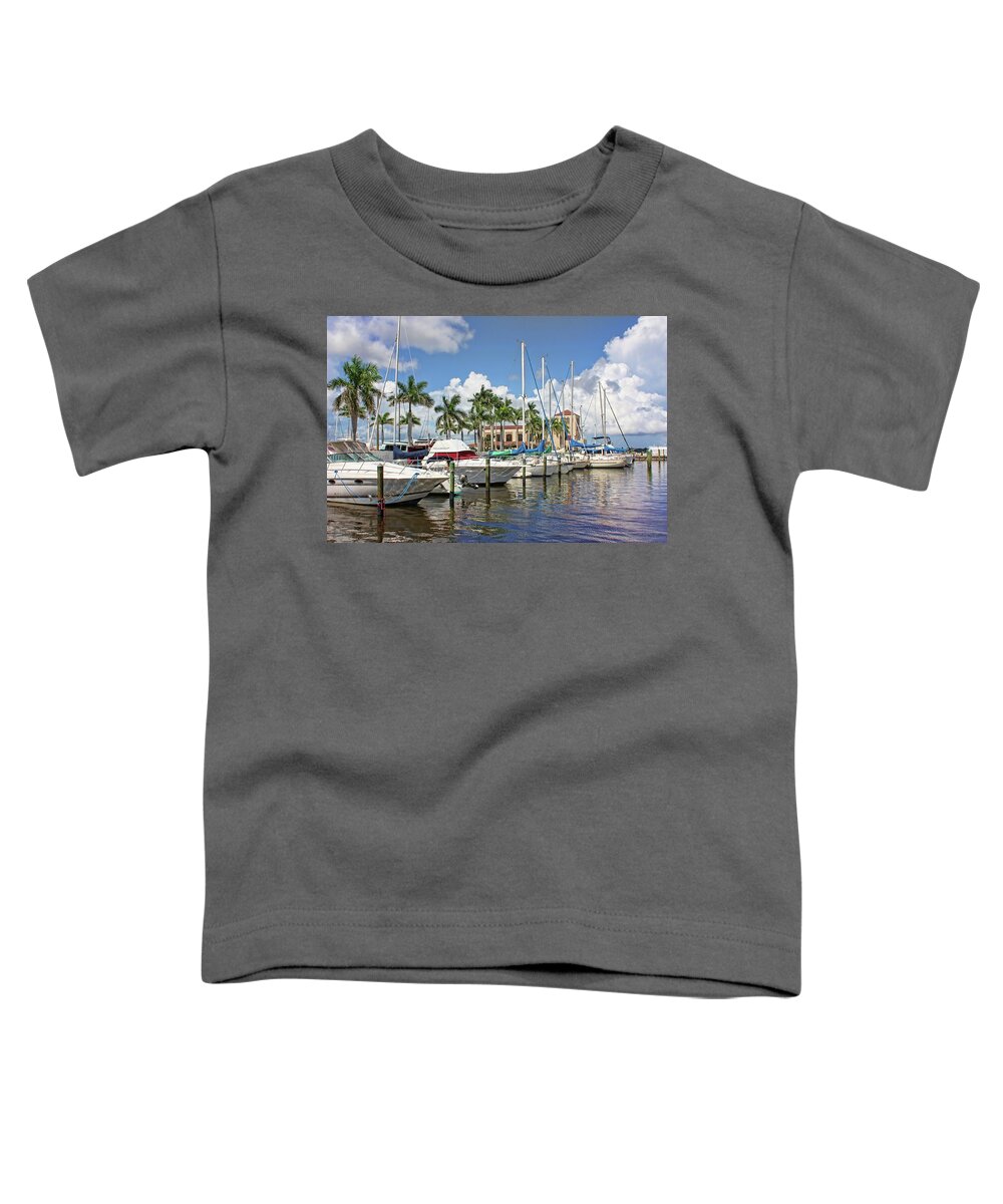 Downtown Bradenton Toddler T-Shirt featuring the photograph Bradenton Florida Waterfront 4 by HH Photography of Florida