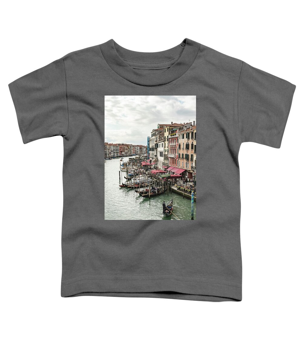 Tourism Toddler T-Shirt featuring the photograph Busy City Without Autos by Laura Hedien