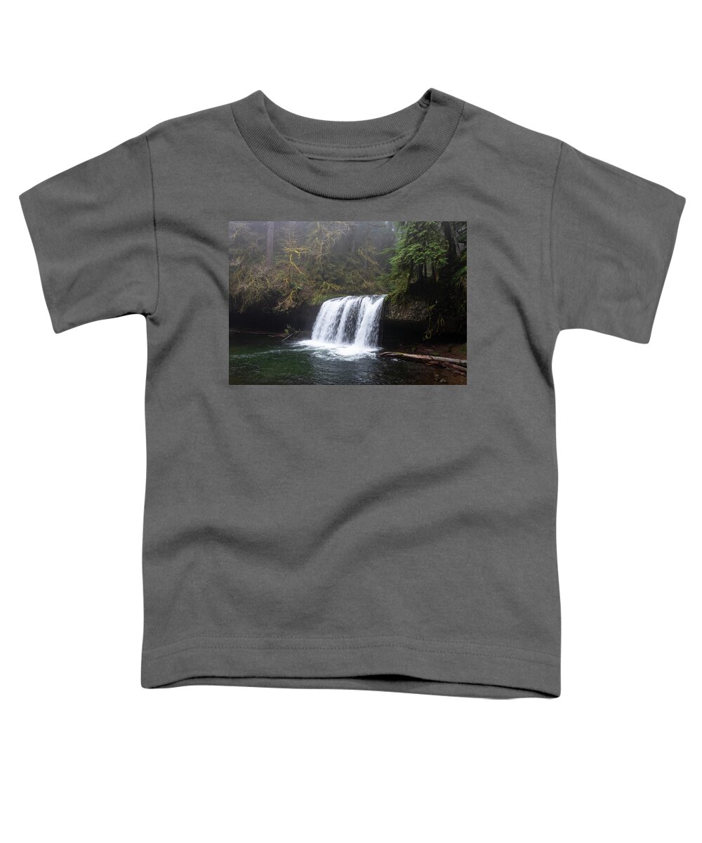 Waterfalls Toddler T-Shirt featuring the photograph Butte Creek Waterfall by Steven Clark