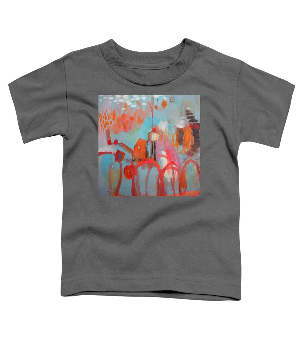 Candy Toddler T-Shirt featuring the painting Candy Forest by Janet Zoya