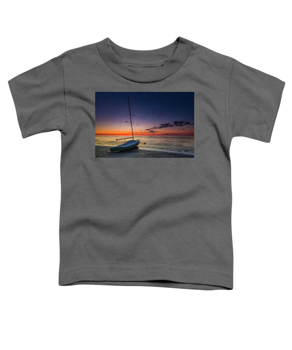 Cape Cod Toddler T-Shirt featuring the photograph Cape Cod Sunset by Fran Gallogly