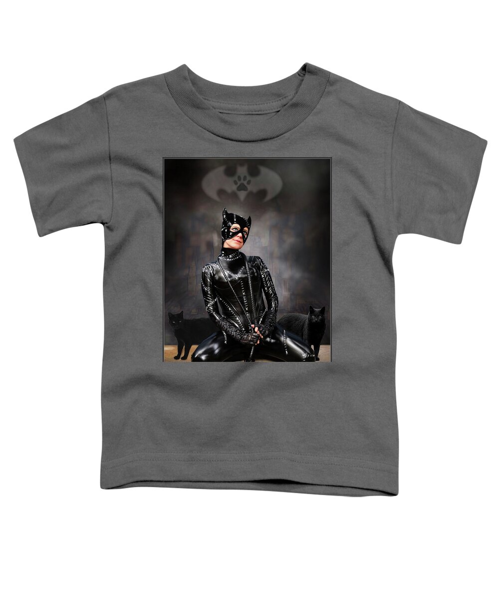 Cat Toddler T-Shirt featuring the photograph Cats Meow by Jon Volden