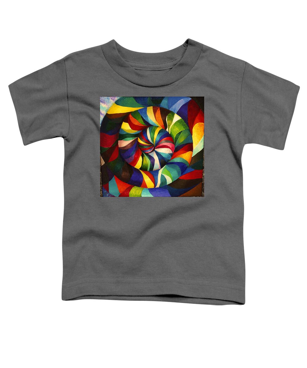 Transformation Toddler T-Shirt featuring the painting Changing by Margaret Zabor