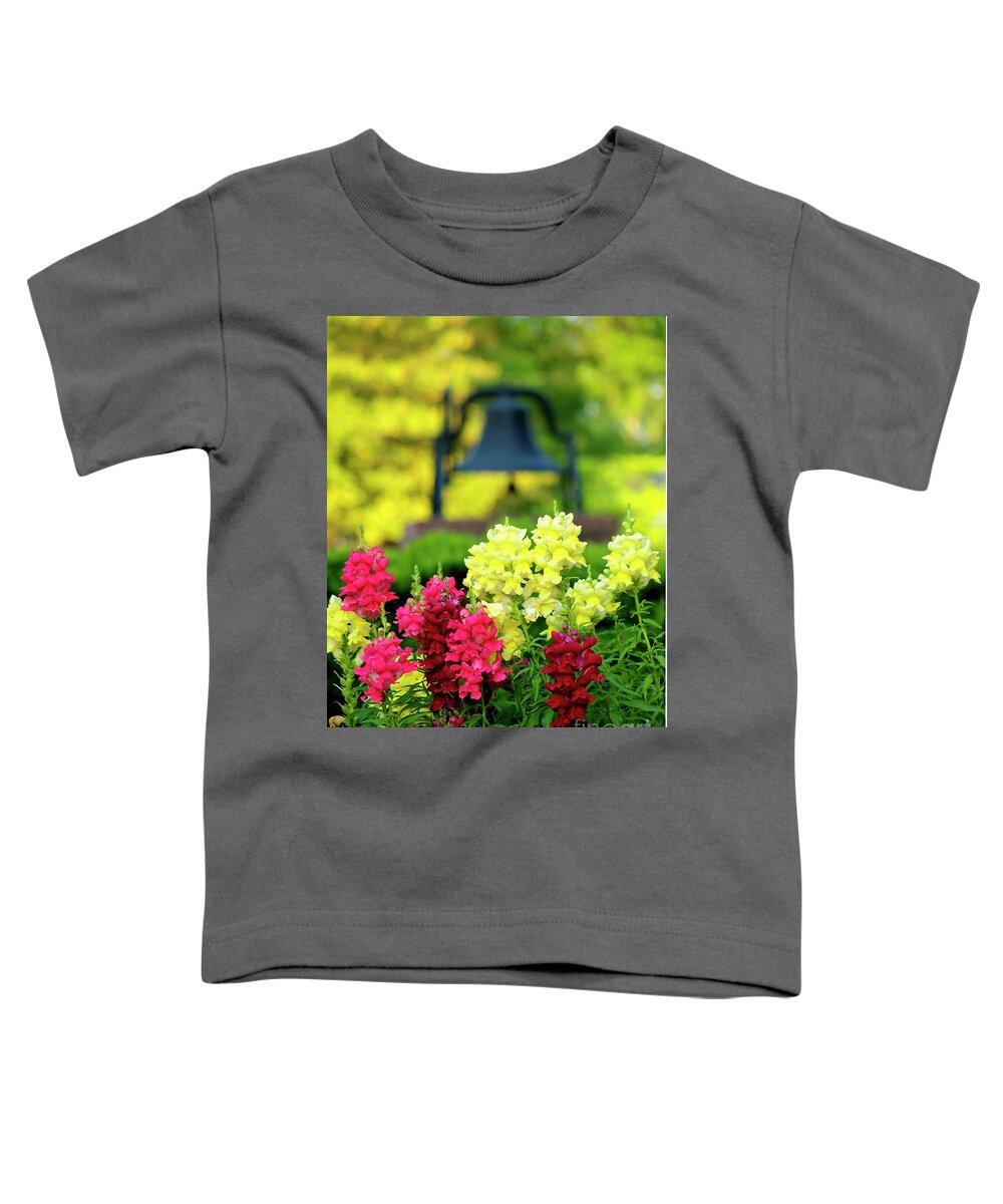 Cumc Toddler T-Shirt featuring the photograph Church Yard Bell by Charles Hite