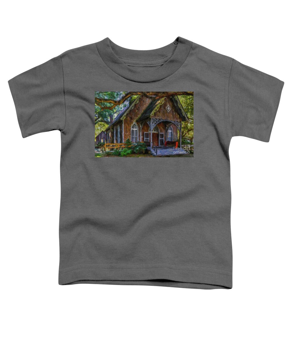 St. James Episcopal Church Toddler T-Shirt featuring the photograph Coastal Carolina Church - McClellanville South Carolina by Dale Powell