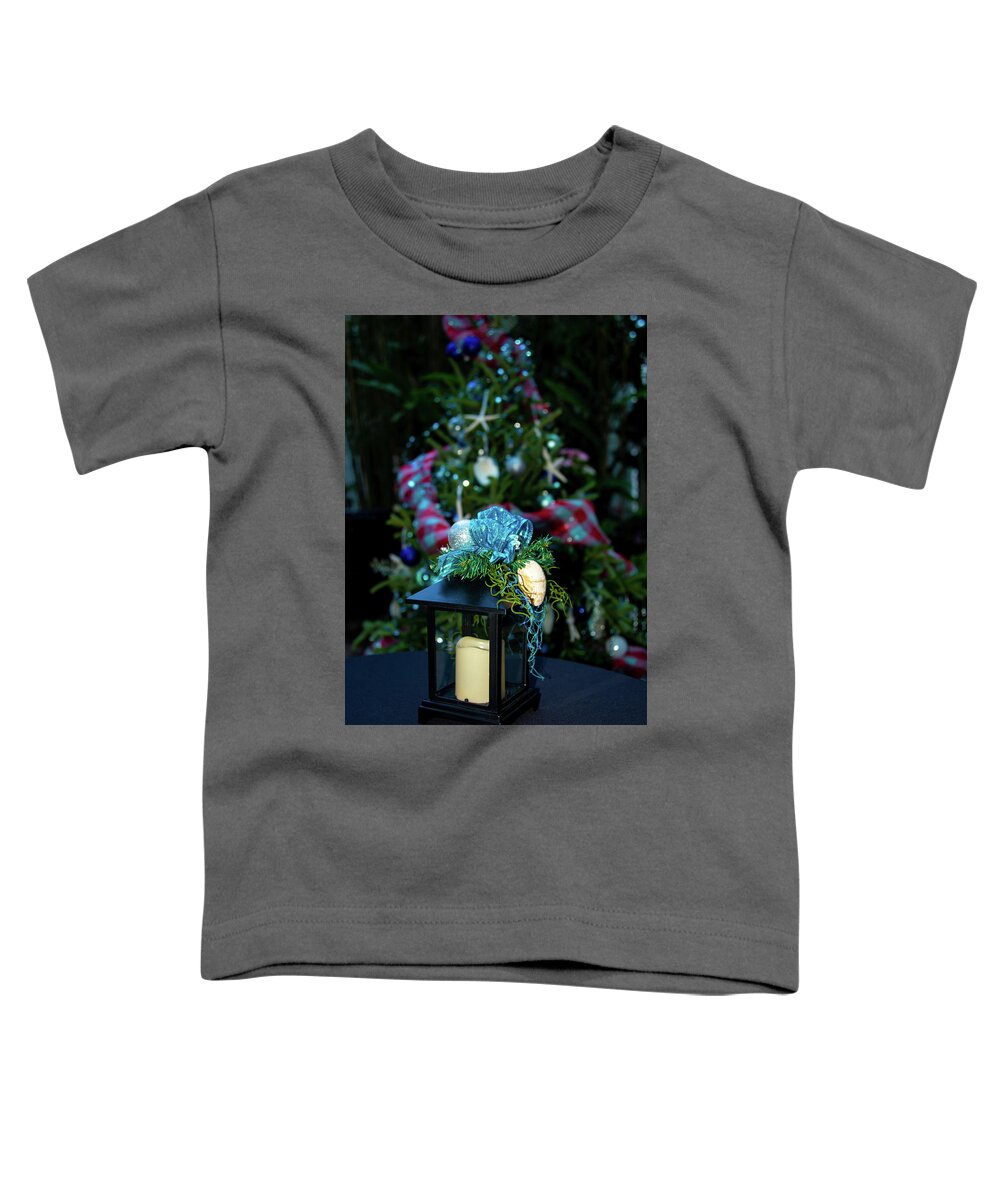 St Augustine Toddler T-Shirt featuring the photograph Coastal Christmas by Joseph Desiderio