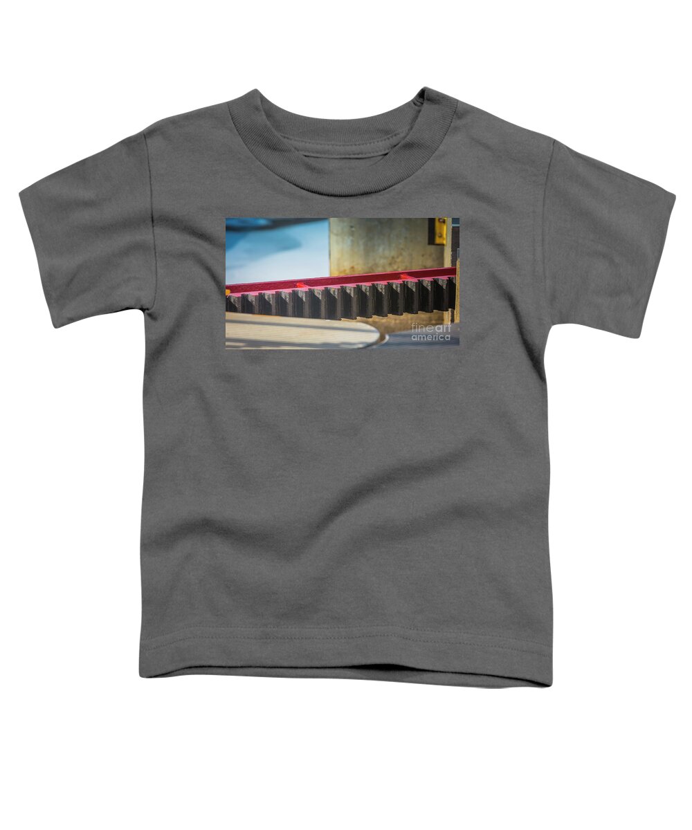 Cog Toddler T-Shirt featuring the photograph Cog fragment by Agnes Caruso