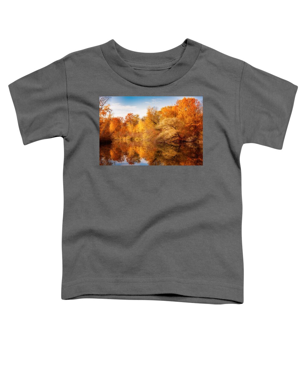 Forest Toddler T-Shirt featuring the photograph Colors Explosion by Philippe Sainte-Laudy