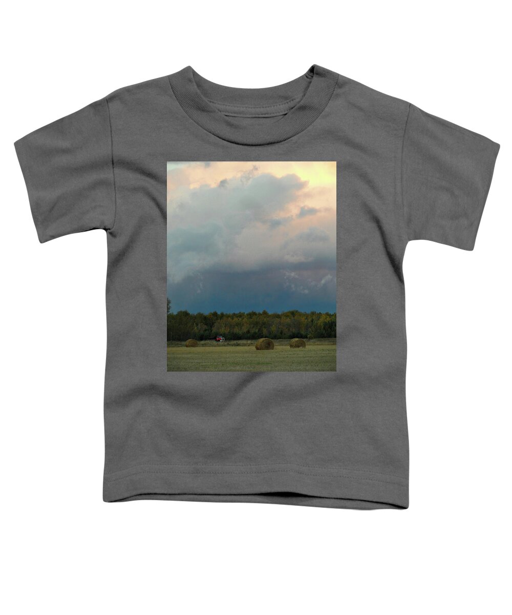 Colossal Country Clouds Toddler T-Shirt featuring the photograph Colossal Country Clouds #7 by Cyryn Fyrcyd