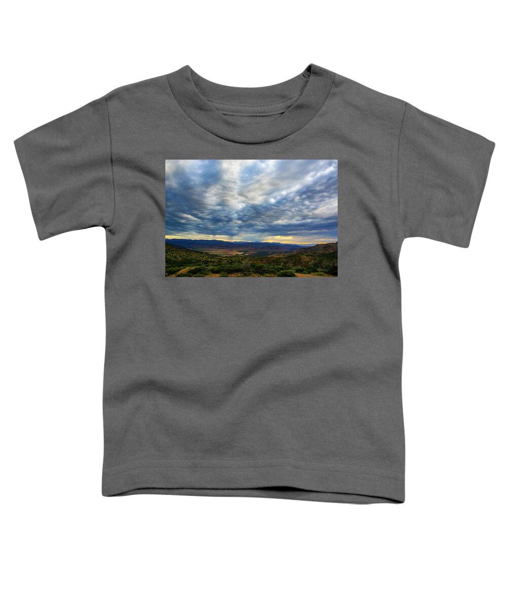 Cuyamaca Toddler T-Shirt featuring the photograph Cuyamaca Skies by Anthony Jones