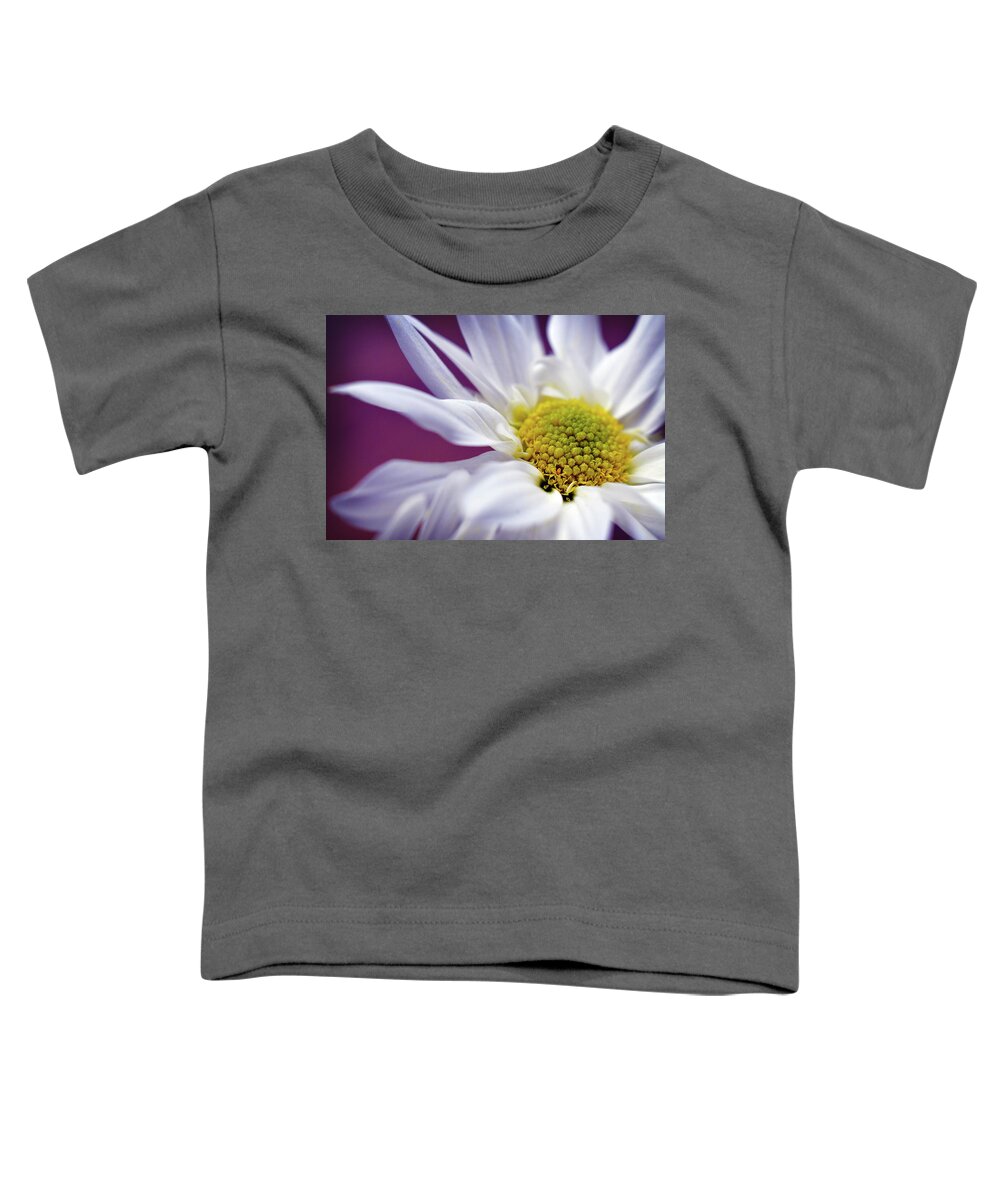 White Daisy Flower Toddler T-Shirt featuring the photograph Daisy Mine by Michelle Wermuth