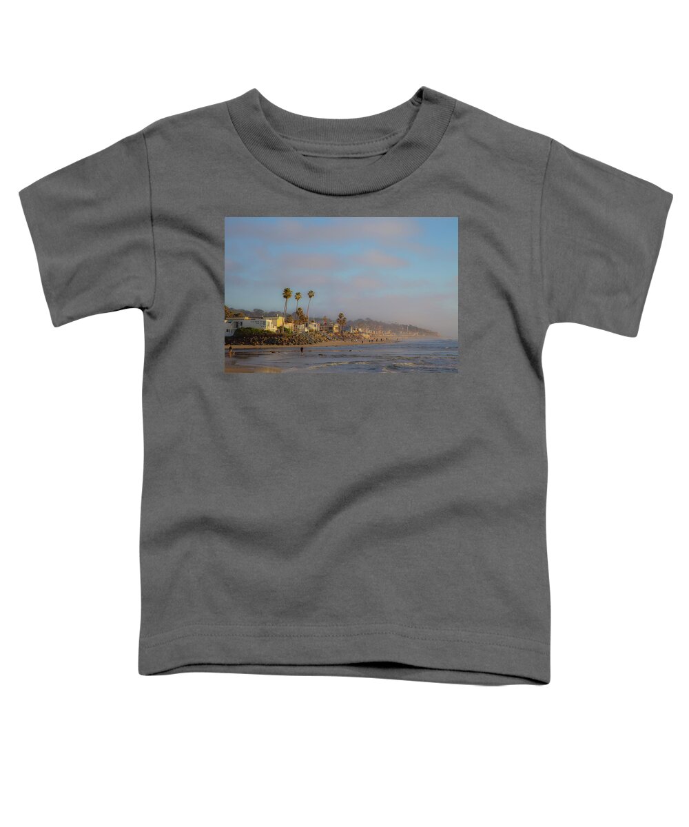 Dog Beach Toddler T-Shirt featuring the photograph Dogs with their Best Friends by Catherine Walters