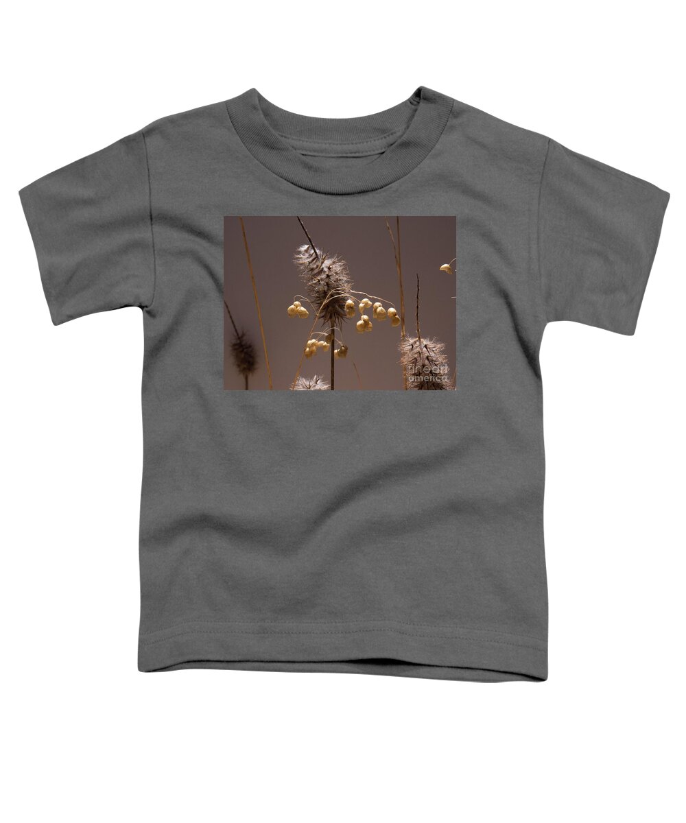 Weeds Toddler T-Shirt featuring the photograph Dormant Plant Jungle by Christy Garavetto