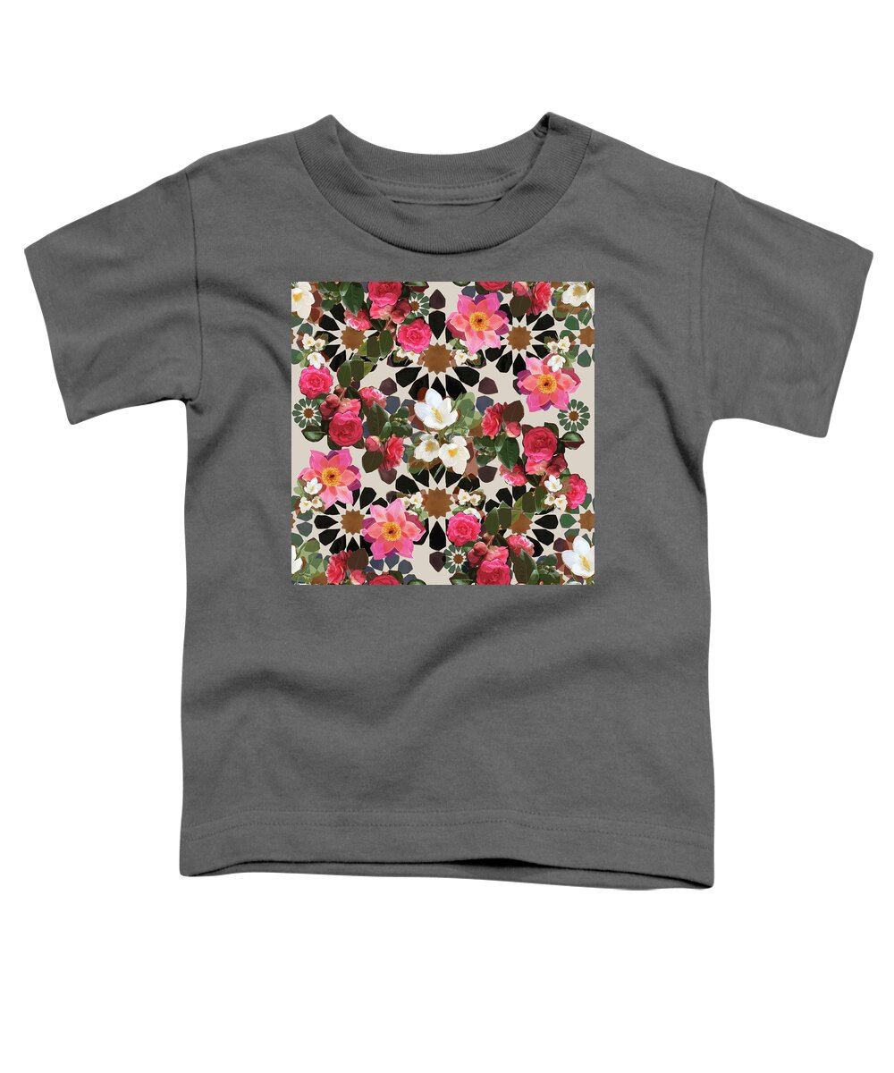 Alhambra Toddler T-Shirt featuring the mixed media Dreams VII by BFA Prints