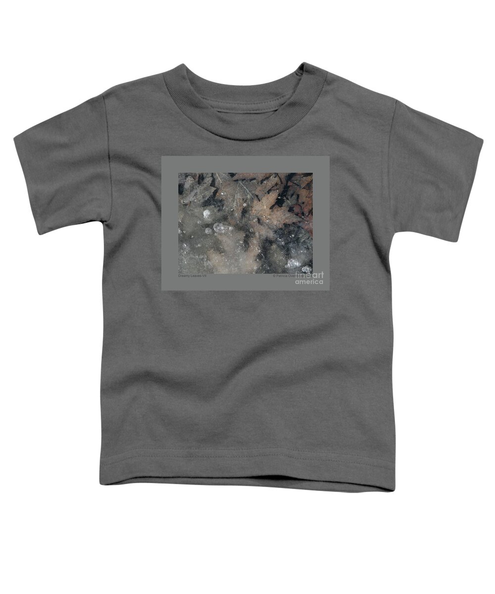 Leaf Toddler T-Shirt featuring the photograph Dreamy Leaves-VII by Patricia Overmoyer