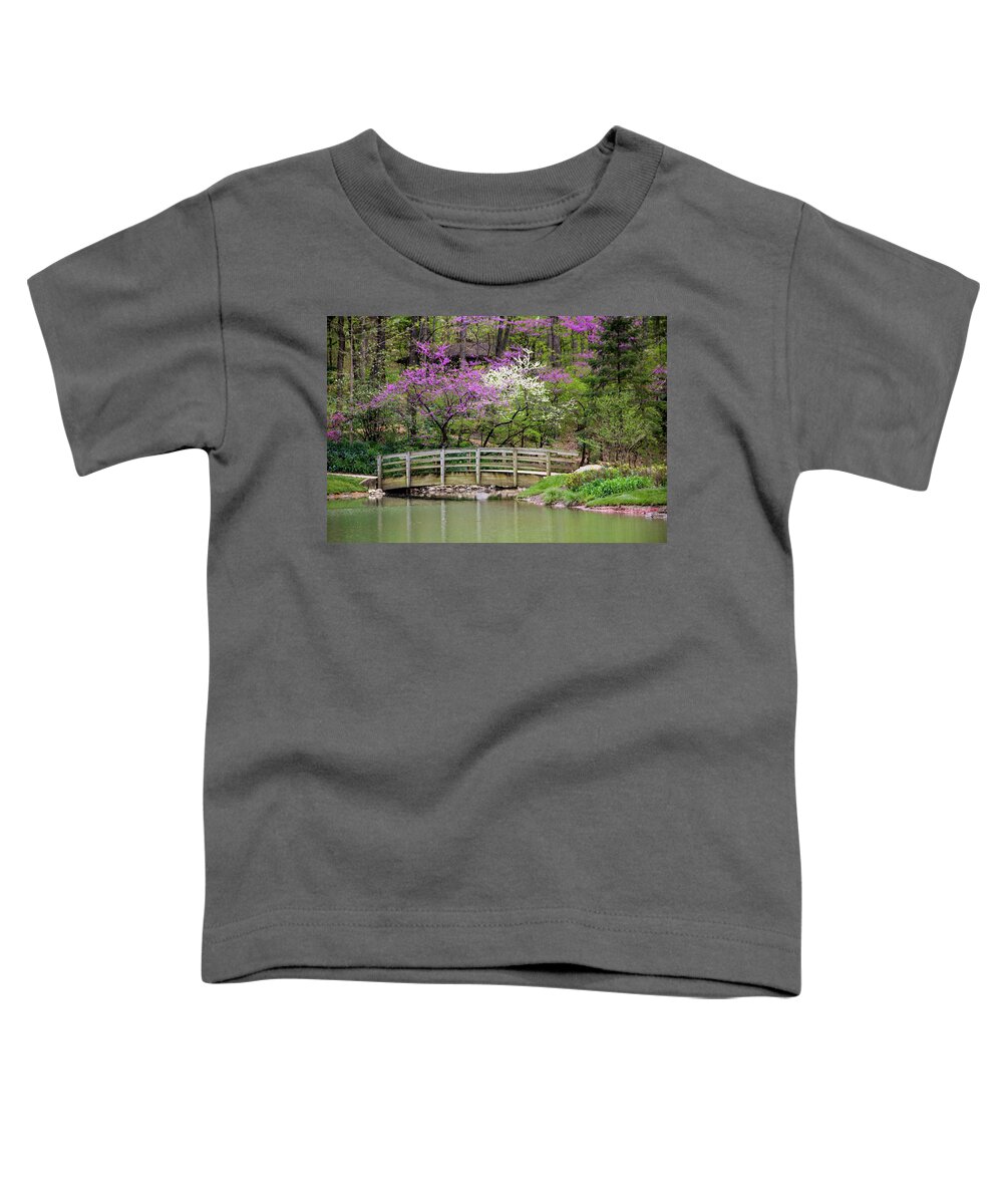 Arboretum Toddler T-Shirt featuring the photograph Edith_Carrier_Arboretum by Allen Nice-Webb