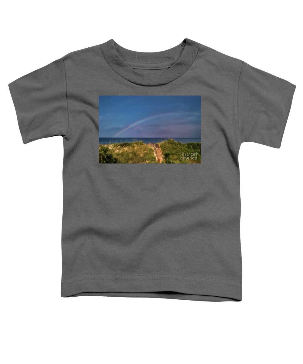 Ocean Toddler T-Shirt featuring the photograph End Of A Perfect Day by Lois Bryan