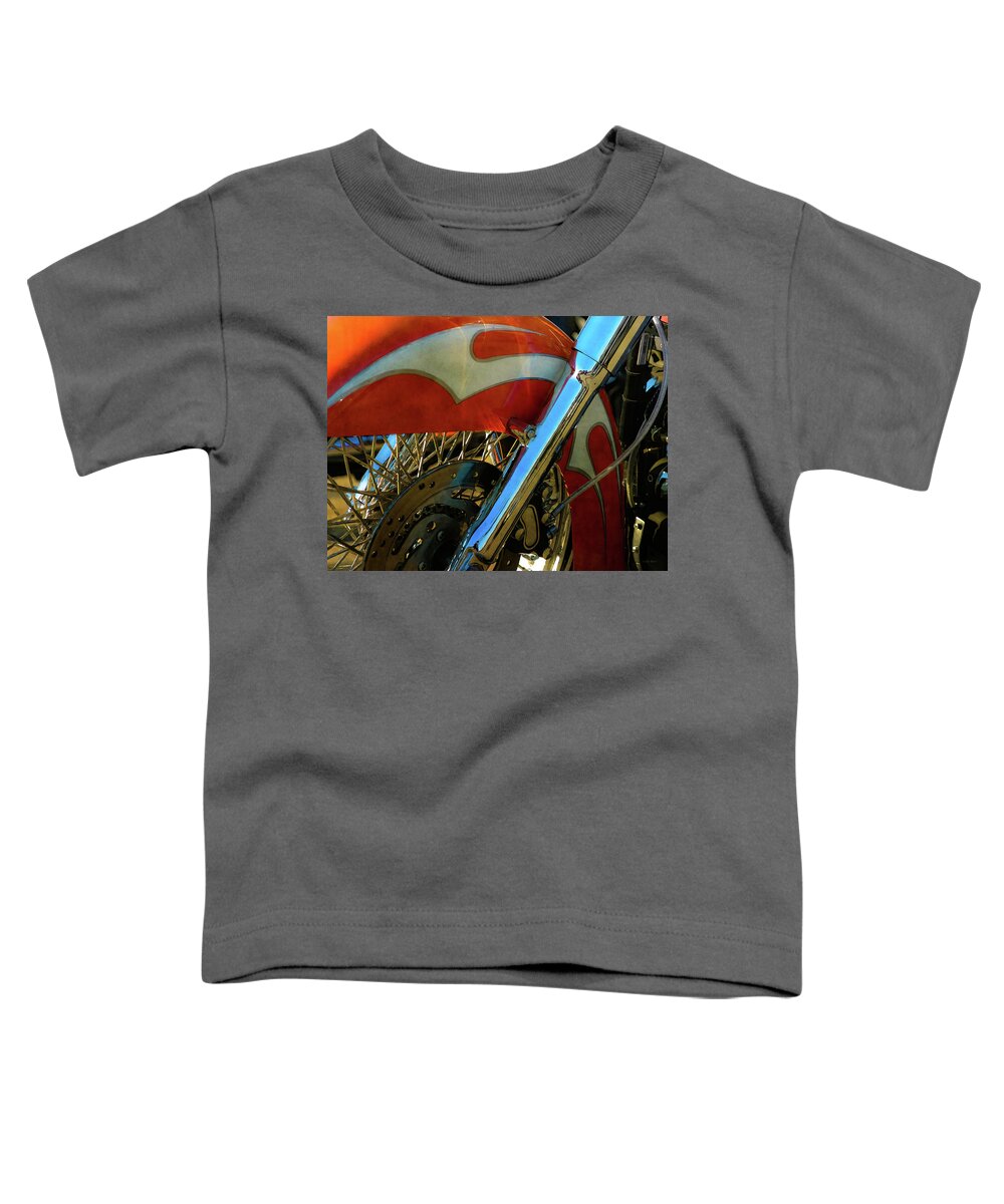 Home Décor Toddler T-Shirt featuring the photograph Fender and Spokes 5838 DP_2 by Steven Ward
